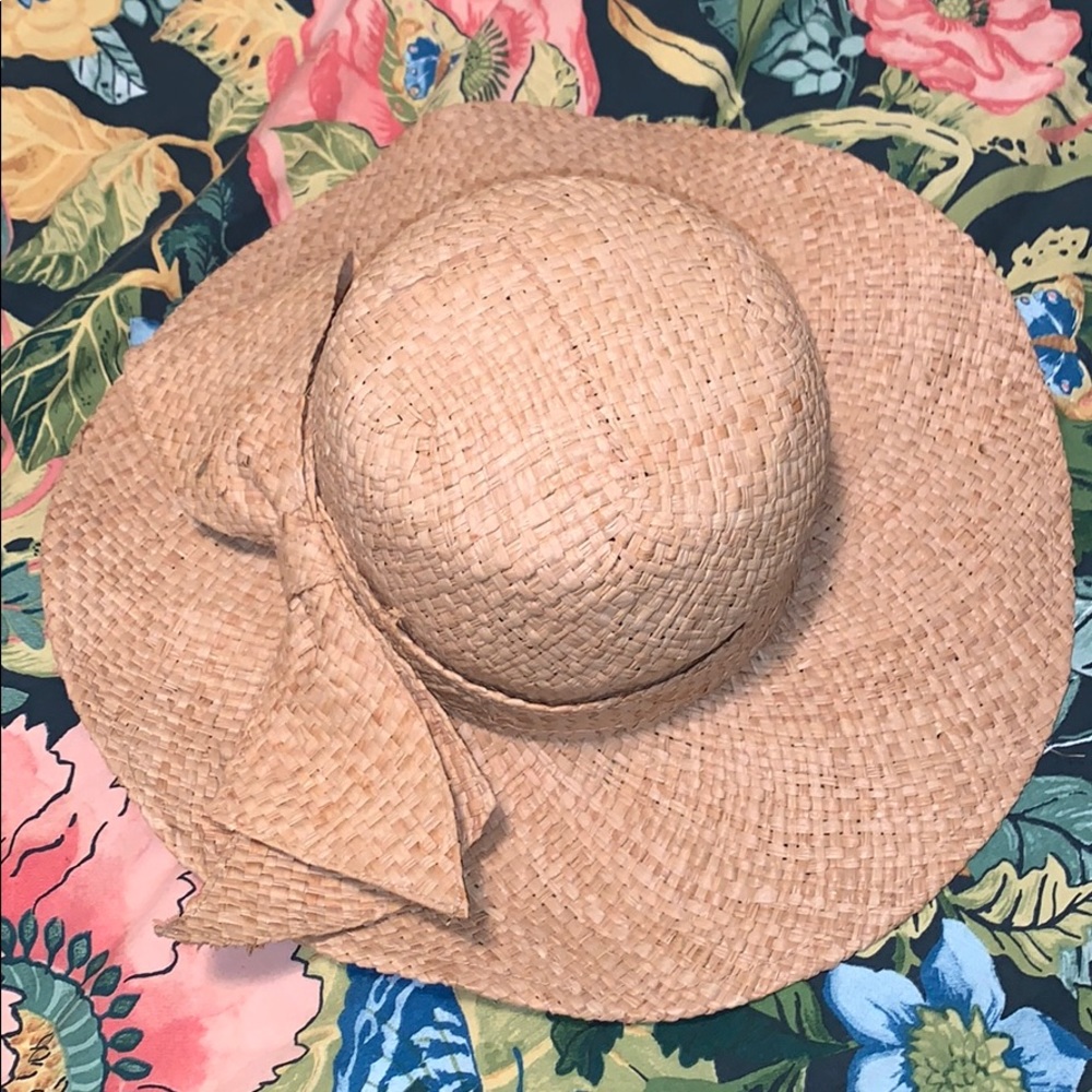 J.  Crew straw hat